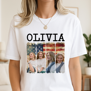 Custom Photo Stars & Stripes With America Flag Bright Shirt TH10 892973