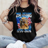 Custom Dog Cat Photo American Eagle Flag 250th America Anniversary Dark Shirt LM32 899083