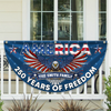Custom Family Name 250 Years of Freedom America Non-Pleated Fan Flag CH07 910570