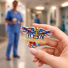 Personalized Name Registered Nurse Acrylic Pin HO82 901960