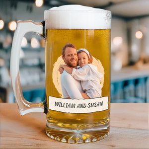 Custom Photo Best Dad Ever For Father's Day Beer Mug TH10 892563
