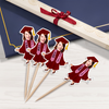 Custom Photo Graduation Gift - Personalized Cupcake topper, Class Of 2026, High School Graduation Gift, Photo Portrait Cupcake Topper HO82 901398