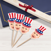 Custom Photo Born In America's 250th Years - First 4th Of July Personalized Cupcake Toppers HA75 921674