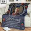 Personalized A Hug From Heaven Custom Photo Memorial Blanket CH07 896454