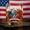250 Years of America Eagle Independence Day Patriotic Whiskey Glass LM32 895261
