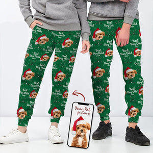 Custom Pet Photo Best Dog Dad Ever Sweatpants For Golf Loving LM32 893939