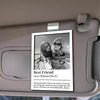 Custom Best Friend Photo 2 Layered Car Visor Clip Gift For Bestie LM32 895503