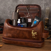 Personalized Funny Adult Engraved Men's Leather Toiletry Bag - Gift For Husband & Boyfriend HO82 903418