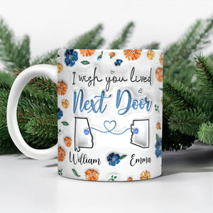 Distance Means So Little When Someone Means So Much - Personalized 3D Mug LM32 895003