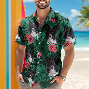 Custom Dog Photo Flower Tropical Hawaiian Shirt TH10 892903