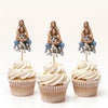 Custom Photo Family With Dog Cat Cupcake Toppers HO82 893640
