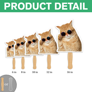 Custom Photo Funny Dog Cat Face Fan TH10 892545