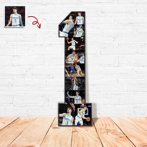 The Photo Collage And Wood Frame For Seniors And Birthdays For Basket Ball Lover TH10 896511