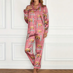 Custom Dog Photo Fluffy Pajamas Gift for Dog Lovers CH07 896268