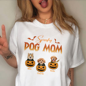 Custom Photo Spooky Dog Mom Comfort Shirt For Halloween TH10 896153