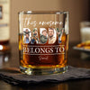 Custom Photo This Awesome Dad Belongs To Whiskey Glass For Father's Day LM32 893649