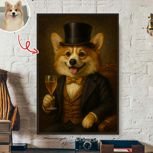 Custom Photo Fine Dog Finer Wine Poster Gift For Dog Lovers HO82 894584