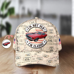 This Is How I Roll - Custom Vehicle Photo Upload Car Route 66 Classic Cap CH07 896384