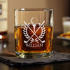 Personalized The Golffather Engraved Whiskey Glass Gift For Husband, Boyfriend, Golf Lovers HO82 900850