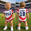 Personalized Name USA 2026 Soccer Baby Onesie - Gift For Sport Lovers LM32 669421