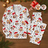 Custom Dog Photo Santa Claus Matching Christmas Pajamas LM32 895693