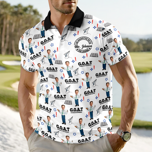 Custom Photo Male Teacher Greatest Of All Teachers Polo Shirt Gift For Teacher HA75 892636