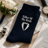 Personalized Embroidered Socks For Wedding Day, For Groom, Groomsmen TH10 170635