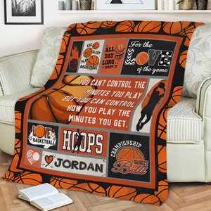 Personalized Name Basketball For The Sport-Loving Blanket LM32 895685