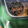 Stand For The Flag Kneel For The Fallen Patriotic With US Flag Decal Sticker HO82 900446