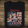 Custom Photo Dad Myth Legend USA 250th Anniversary Dark Shirt HO82 902126