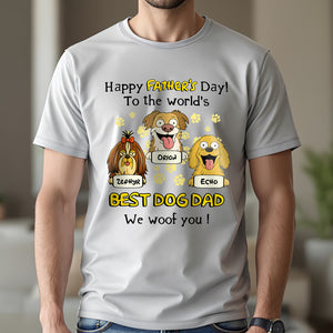 Woof Best Dog Mom Personalized Shirt Mother's Day Gifts HA75 892152