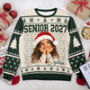 Custom Photo Senior 2027 Graduation Ugly Christmas Sweater LM32 669911
