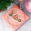 Personalized First Christmas At Glass Ornament, New Homeowner Holiday Decor HO82 903608