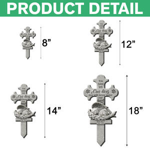 You Have Left Our Lives But Will Never Leave Our Hearts - Personalized Garden Stake TH10 894465
