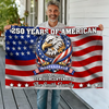 Custom Family Name 250 Years Of American Semiquincentennial Anniversary Banner House Flag TH10 898409