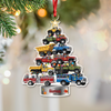 Personalized Name Trucks Vehicle Holiday Christmas Acrylic Ornament LM32 897395