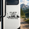 Personalized Welcome to Our Campsite RV Decal Sticker LM32 669405