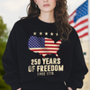 250th Anniversary of America 1776 - 2026 250 Years of Freedom Dark Shirt CH07 896670