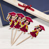 Custom Photo Graduate Personalized Cupcake Toppers Graduation Day Party Decor CH07 895328