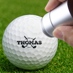 Customized Christmas Golf Ball Stamp Box, Golf Club Gift, Golf Lovers Gift CH07 899144