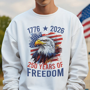 America Semiquincentennial 250 Years Of Freedom Bright Shirt CH07 896686