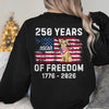 Custom Dog America 250 of Freedom Back Side Dark Shirt LM32 895315