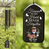 Custom Photo Forever In My Heart, Never Forgotten Memorial Wind Chimes CH07 895370