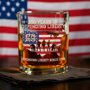 250 Years Of Defending Liberty Whiskey Glass TH10 894685