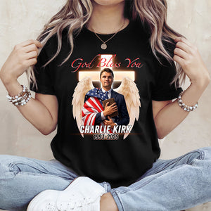 God Bless Charlie Kirk - A True Patriot Dark Shirt HO82 65778