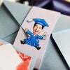 Custom Funny Face Class of 2026 Graduation Roll Sticker TH10 898795