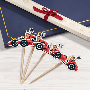 Custom Face Facing Party Cupcake Toppers Personalised Birthday Gift Party Decor HO82 893578