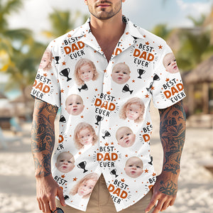 Custom Photo Best Dad Ever Hawaii Shirt TH10 892759