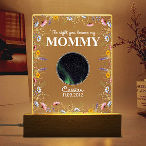 The Night You Became Mom Grandma Personalized Star Map Led Night Light Mother's Day Gift CH07 895298
