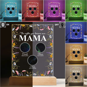 The Night You Became Mom Grandma Personalized Star Map Led Night Light Mother's Day Gift CH07 895298